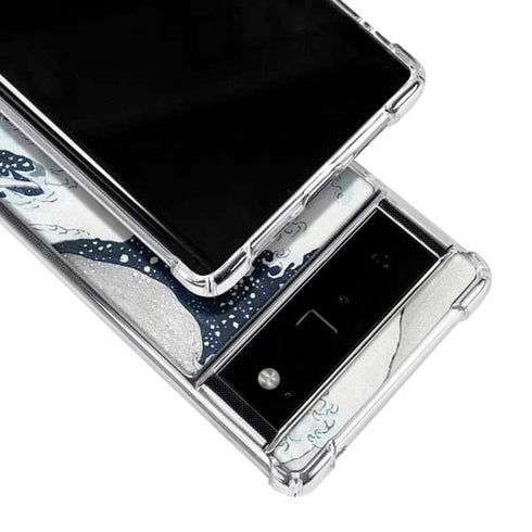 Hokusai The Great Wave off Kanagawa Google Pixel 6 Clear Case